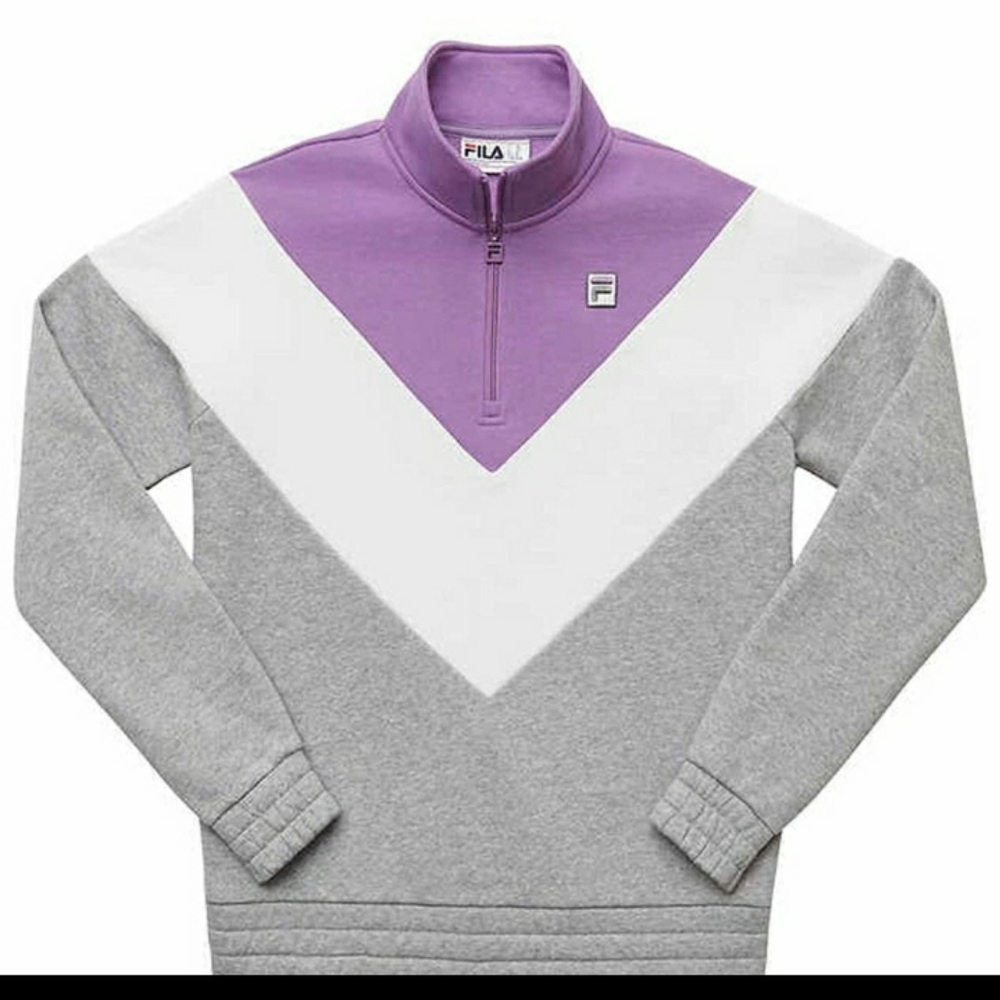 Fila 3/4 Zip Colorblock Sweatshirt - Picture 1 of 3